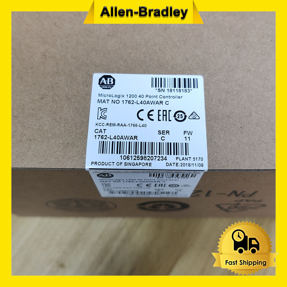 Ready Stock AB 1762-L40AWAR Programmable Logic Controller 1762L40AWAR