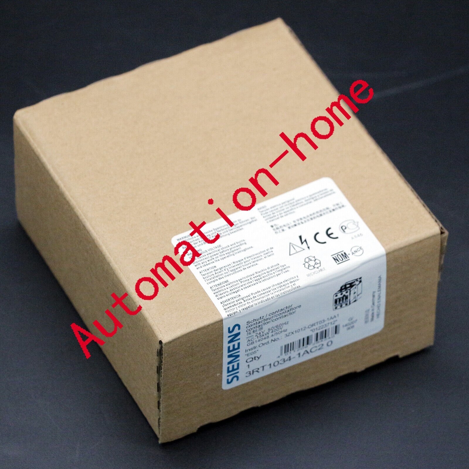 1PCS New For Siemens Contactor 3RT1034-1AC20 3RT10341AC20
