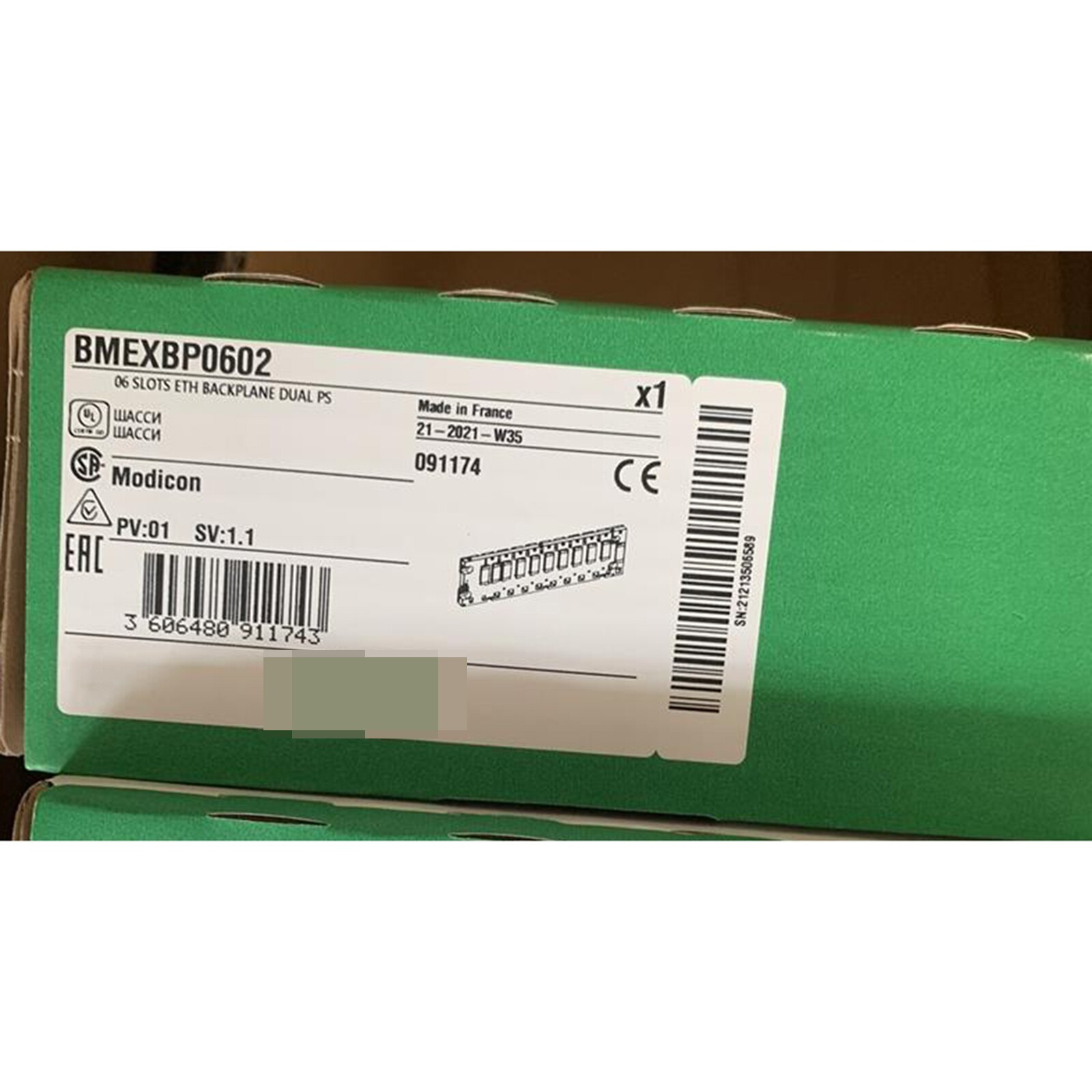 one NEW Snd BMEXBP0602 Ethernet backplane Free shipping