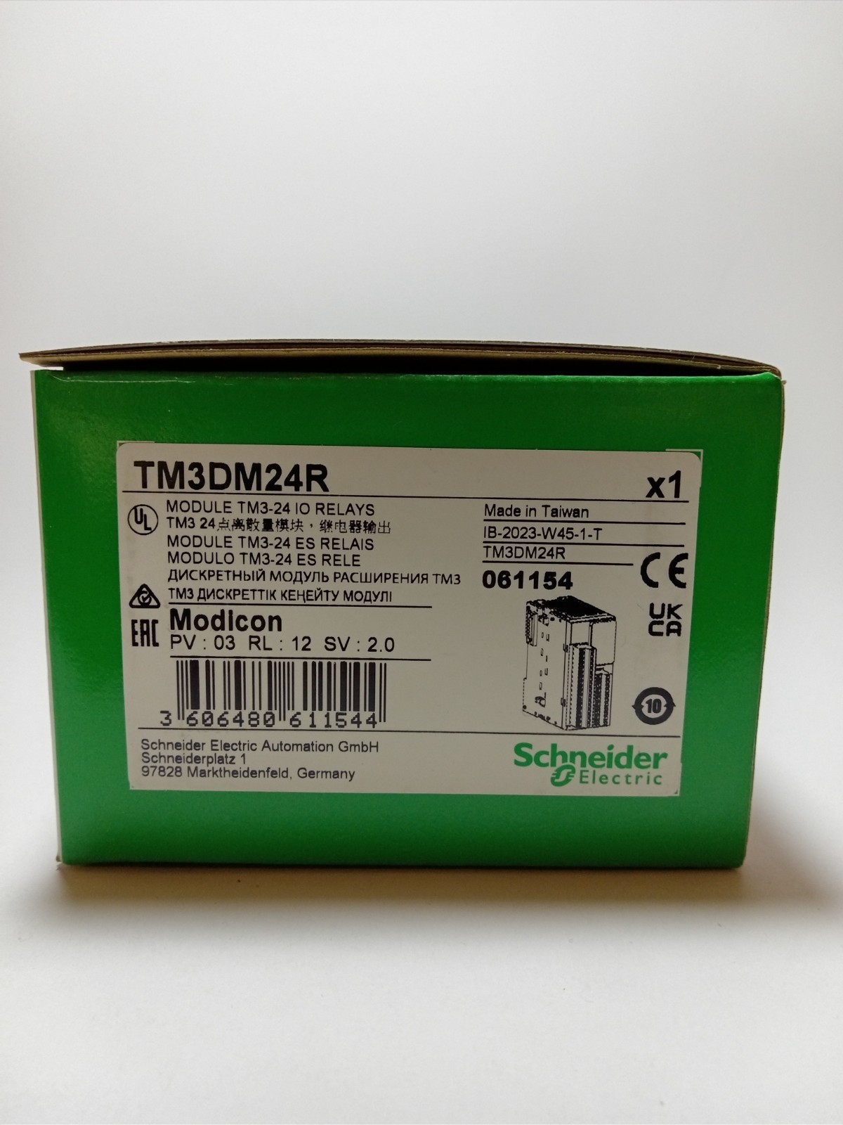 SCHNEIDER TM3DM24R MODULE TM3-24 IO RELAYS