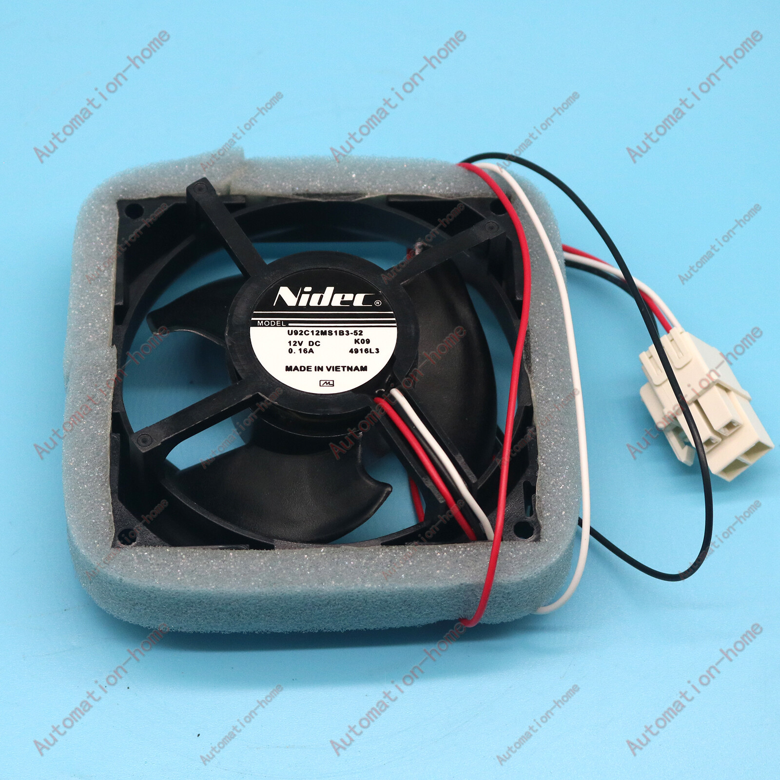 1PC For Refrigerator Fan U92C12MS1B3-52 12V 0.16A fan