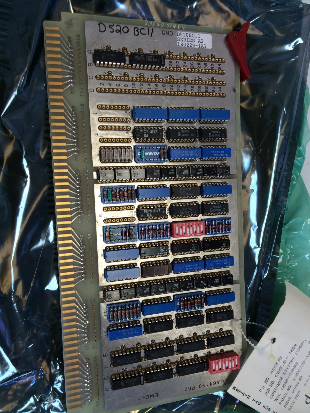 NEW CUTLER-HAMMER Eaton D520BC11 PC BOARD CA64199-P67 EMC-1,X8136-LG676-X,BF,FK