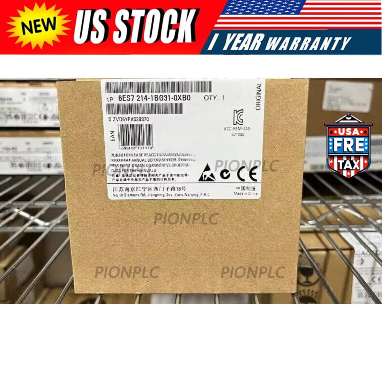 New Siemens 6ES7214-1BG31-0XB0 SIMATIC S7-1200 6ES7 214-1BG31-0XB0