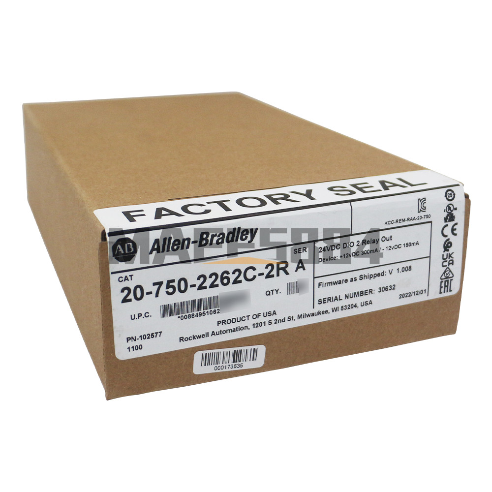 NEW Allen Bradley 20-750-2262C-2R PowerFlex 750 24V DC IO Option module