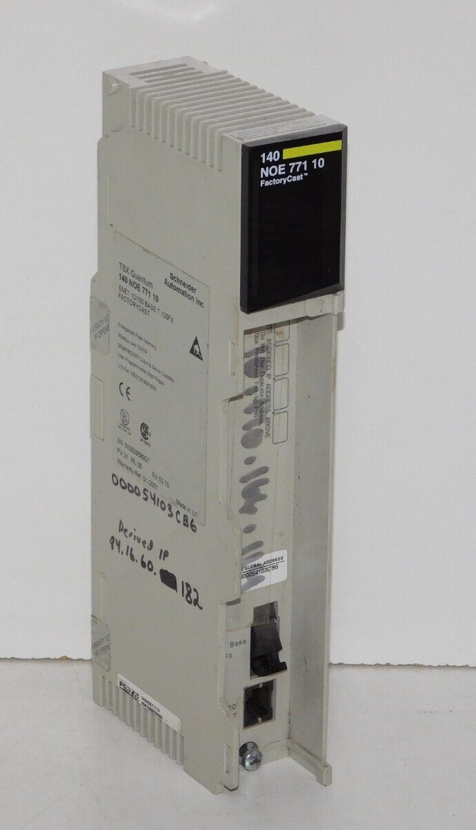 Schneider Automation 140NOE77110 TSX Quantum Factory Cast Ethernet Module USA