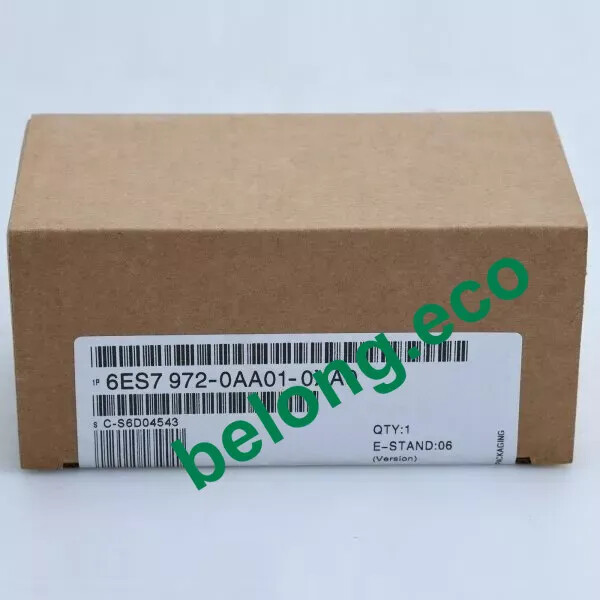 New Siemens 6ES7972-0AA01-0XA0 6ES7 972-0AA01-0XA0 In Box
