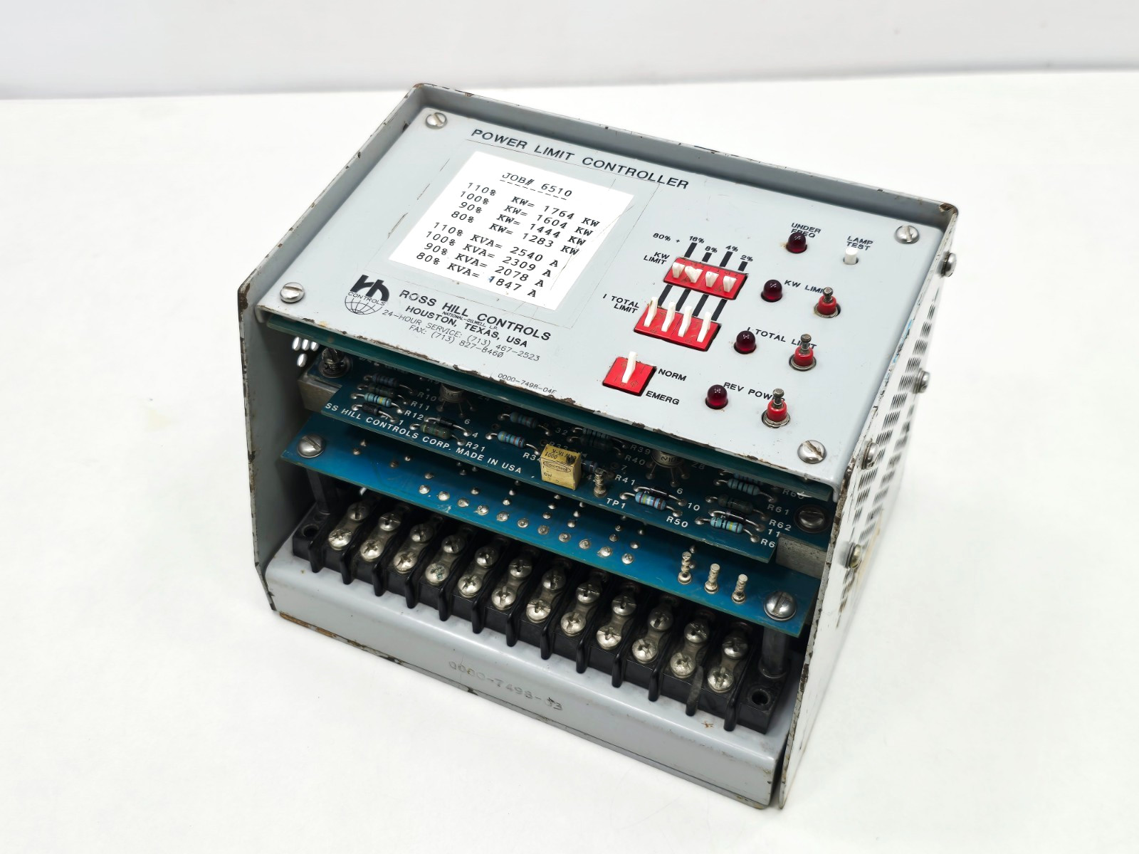 ROSS HILL CONTROLS 0000-7498-04F LIMIT CONTROLLER 0000-7498-03
