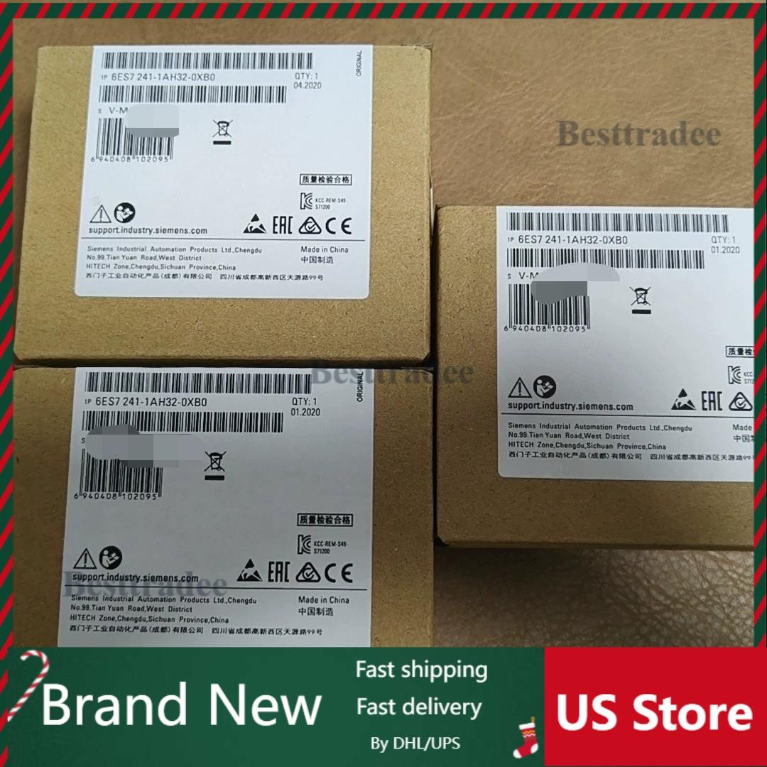 New 1PC Siemens 6ES7241-1AH32-0XB0 6ES7 241-1AH32-0XB0 SIMATIC S7-1200 CM 1241