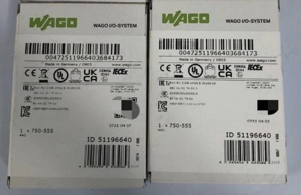 New WAGO 750-555 PLC Module 750-555 750-555