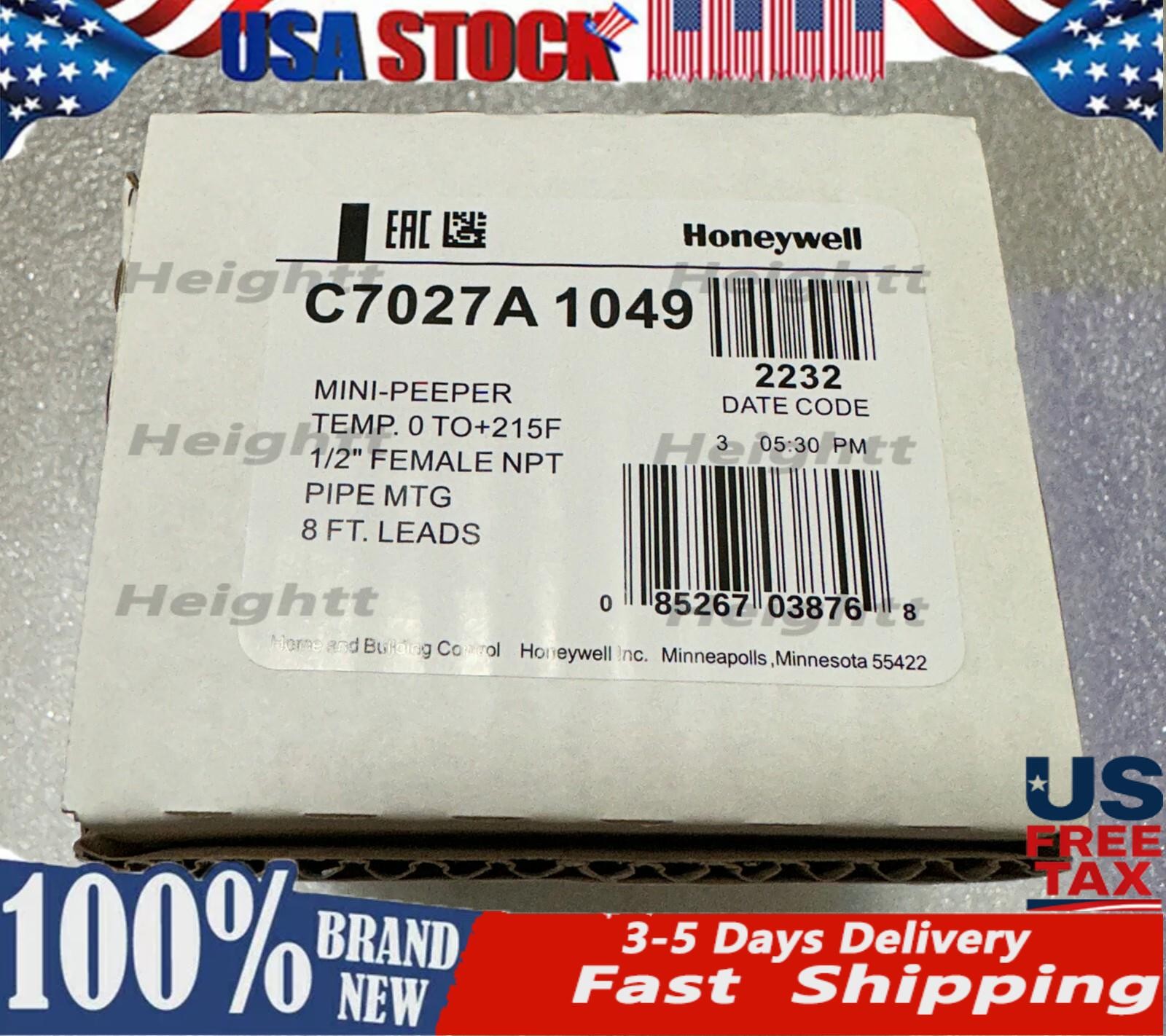 One Honeywell C7027A1049 C7027A-1049 Flame Detector Sensor Fast Ship US Free TAX