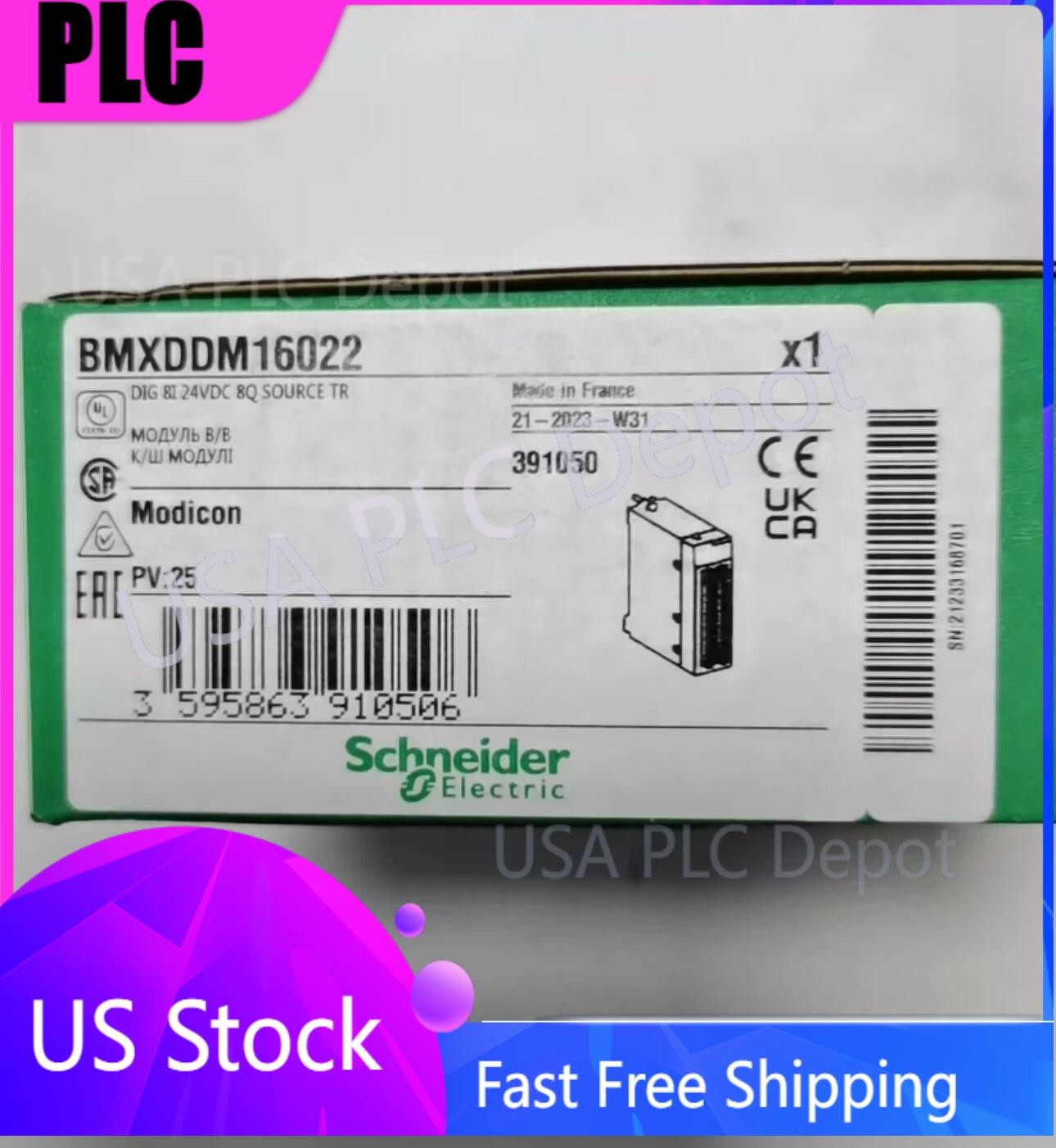 BMXDDM16022 brand new original programmable controller PLC module, free shipping