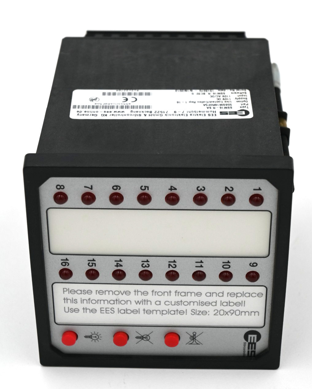 EES SSM16-R SA 16 CHANNEL P/N 59SSM16R0F5A