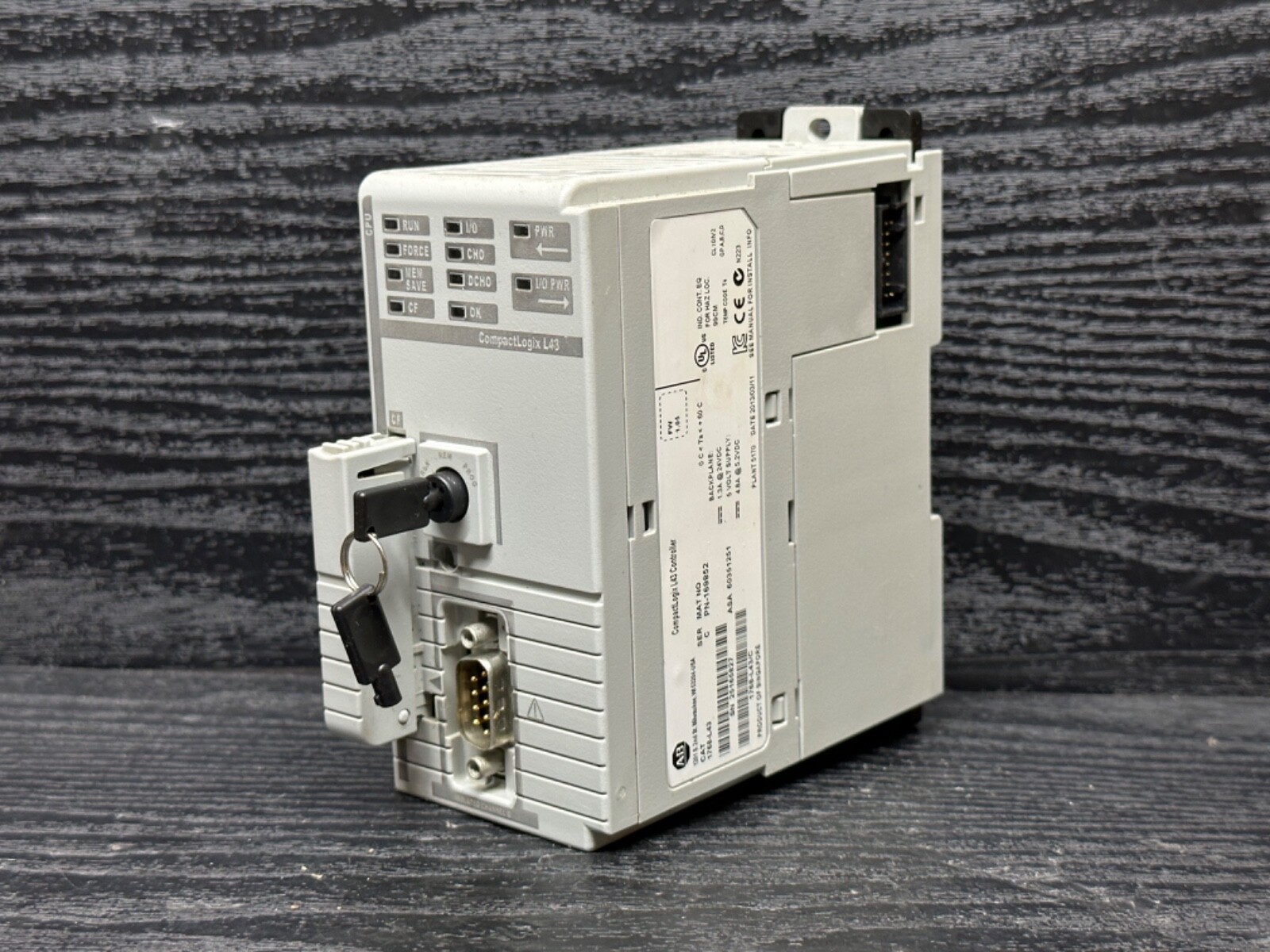 Allen Bradley 1768-L43 Ser C 1768-L43C 1.05 CompactLogix 5343 Processor 2MB CPU