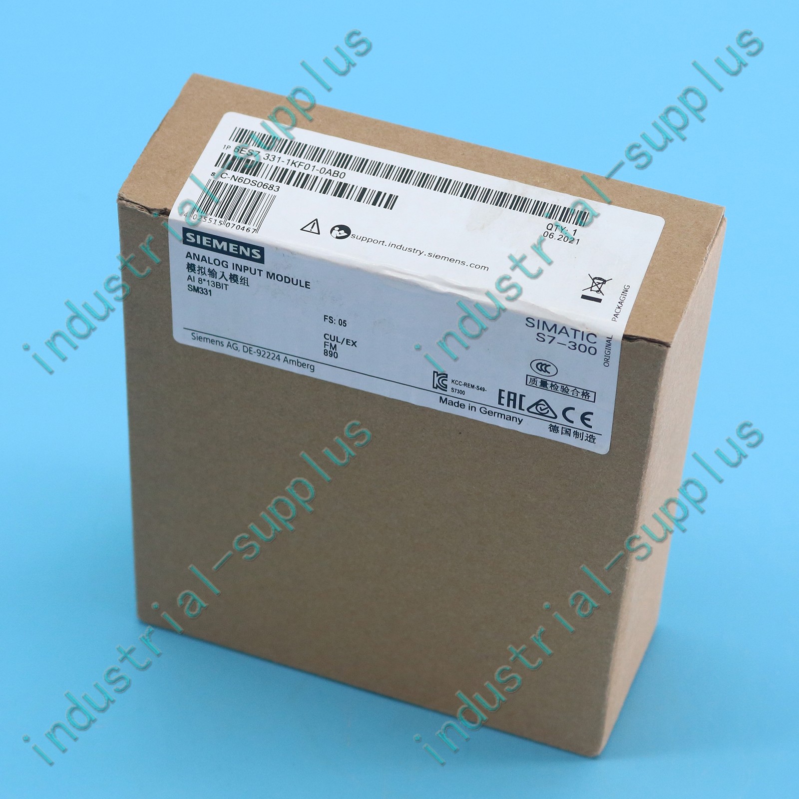 SIEMENS NEW 6ES7331-1KF01-0AB0 6ES7 331-1KF01-0AB0 PLC Module free shipping