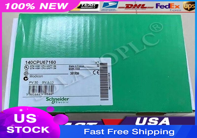 Schneider 140CPU67160 PLC Module New In Box Fast Shipping