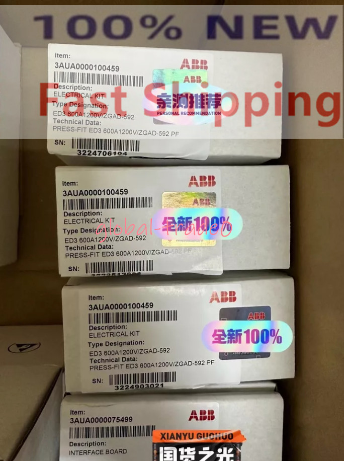 ZGAD-592 3AUA0000100459 Brand New ED3 600A 120V ZGAD-592 3AUA0000100459