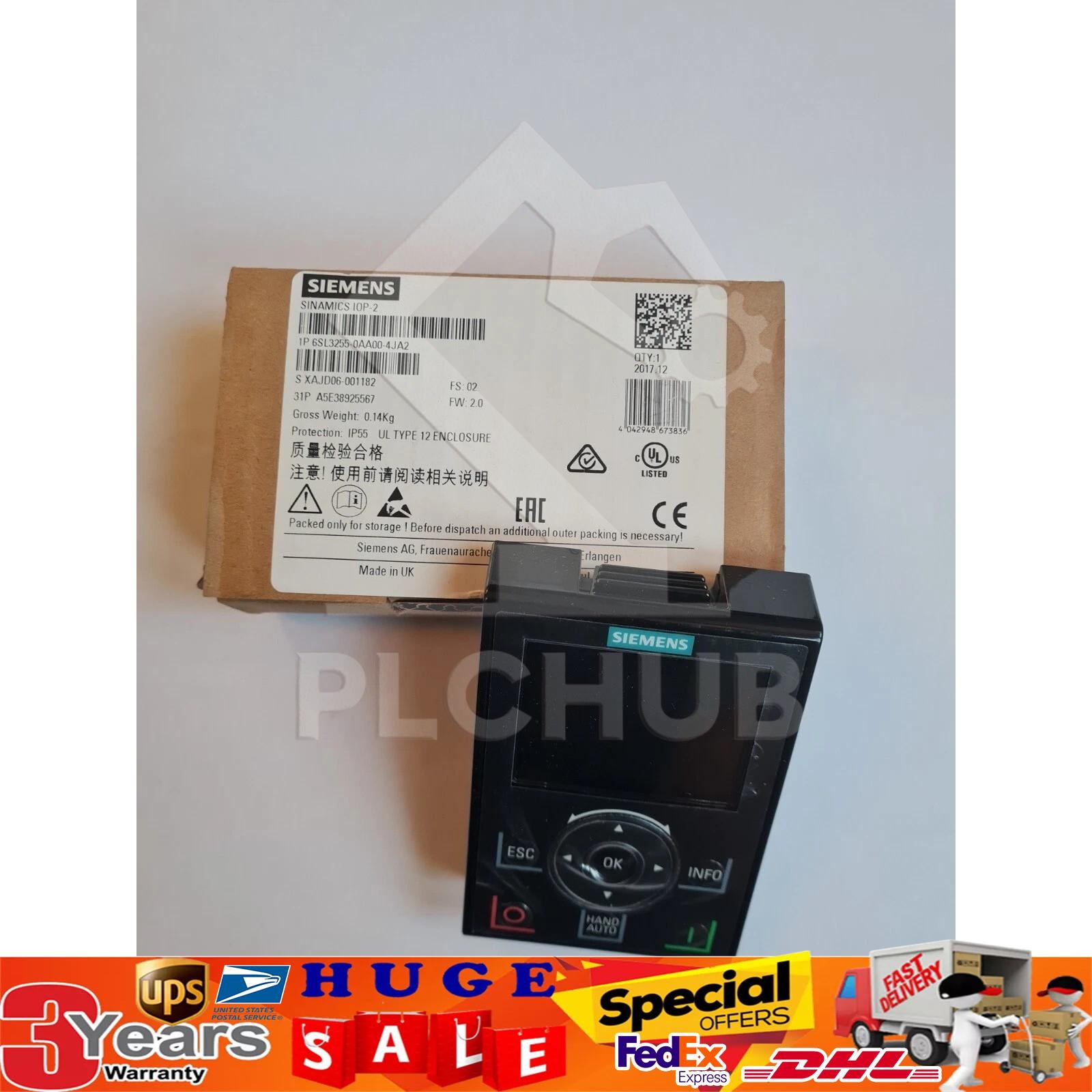 New Siemens 6SL3 255-0AA00-4JA2 6SL3255-0AA00-4JA2 Operator Panel US FREE TAX