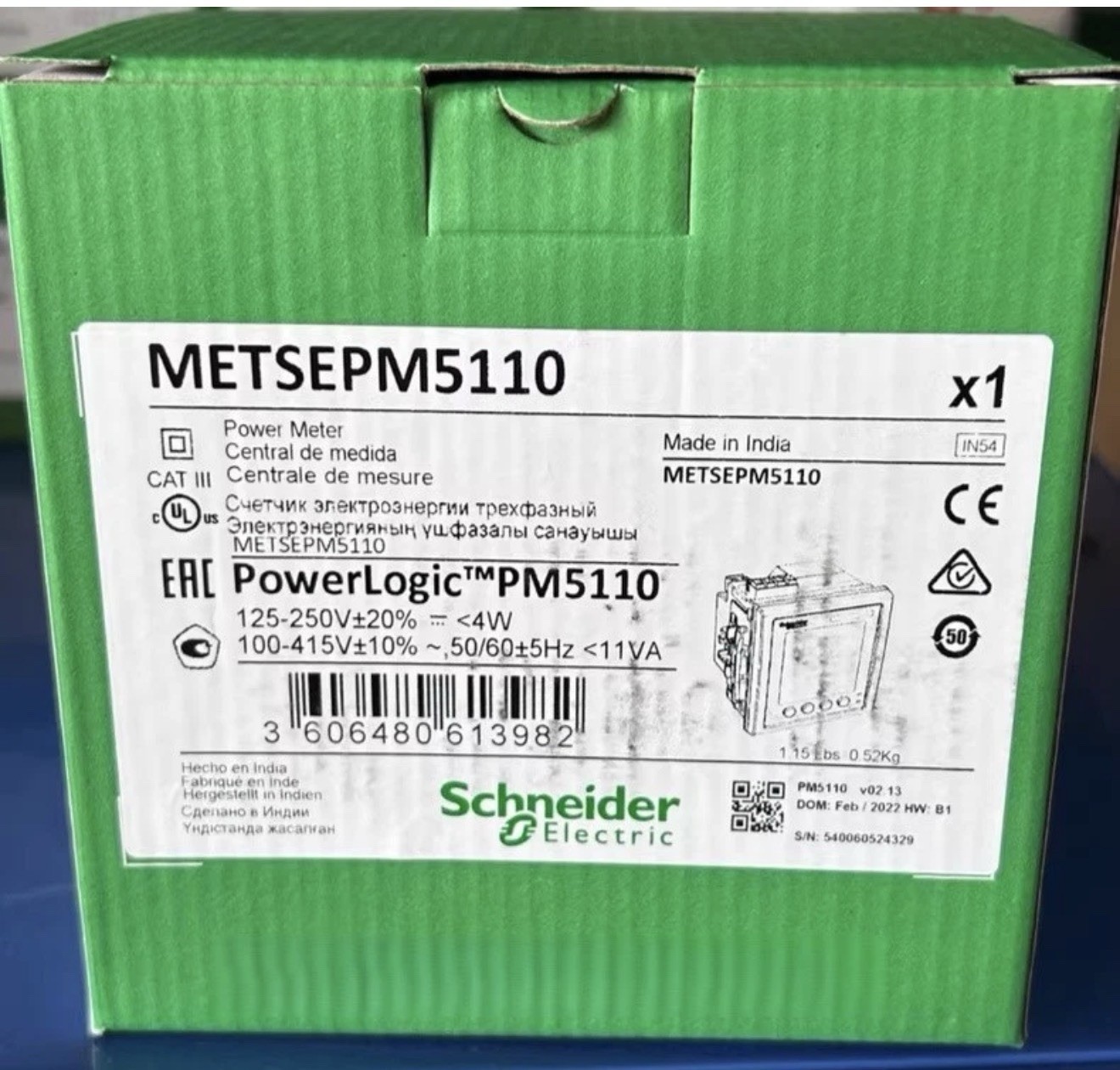 NEW Schneider METSEPM5110 Electric Power Logic PM5110 Power Meter METSEPM5110