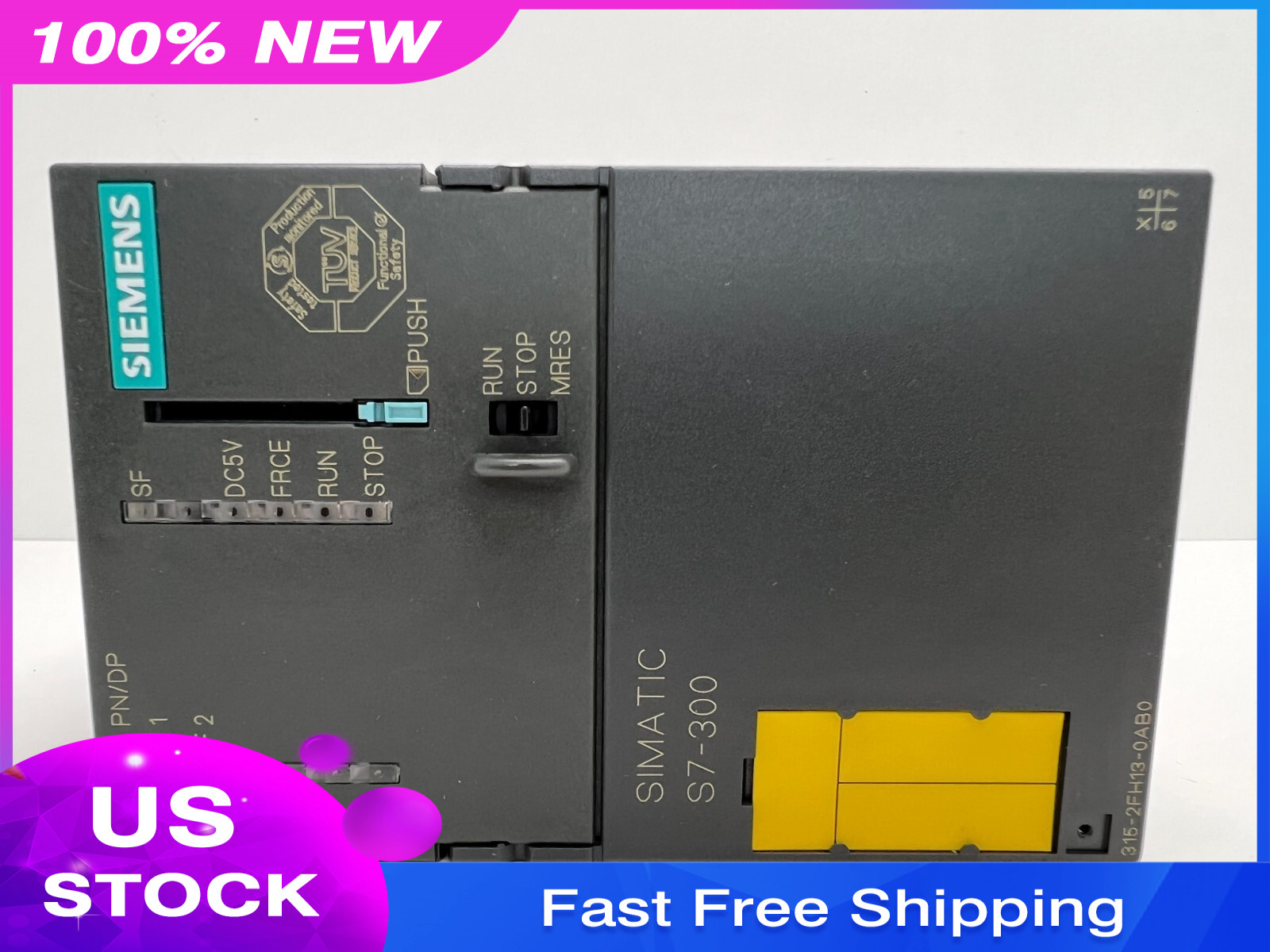 New Siemens 6ES7315-2FH13-0AB0 6ES7 315-2FH13-0AB0 SIMATIC CPU315F-2 PN/DP