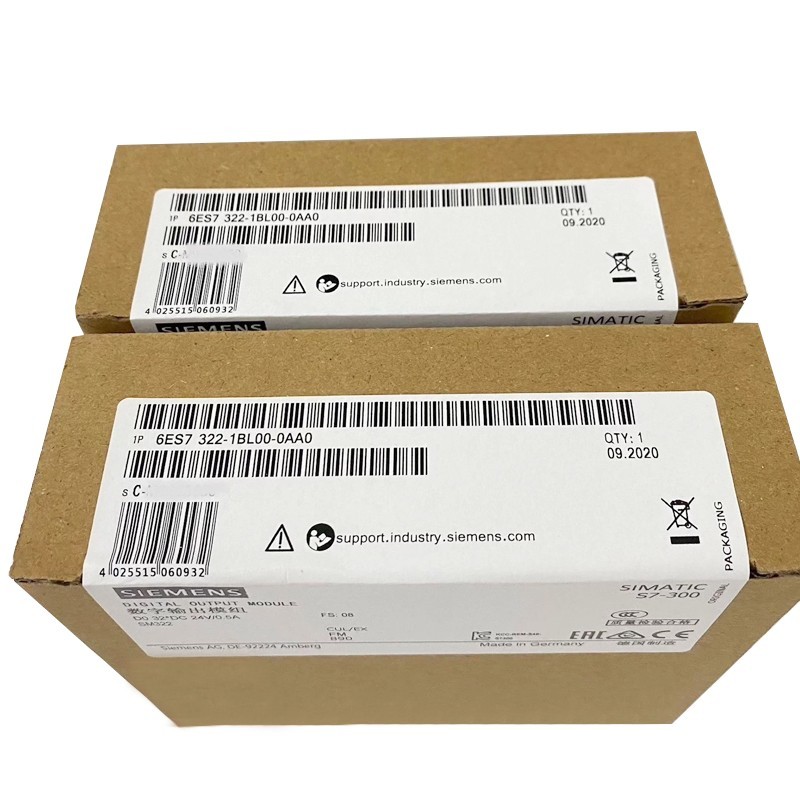 6ES7322-1BL00-0AA0 New Siemens SIMATIC S7-300 PLC Module 6ES7 322-1BL00-0AA0