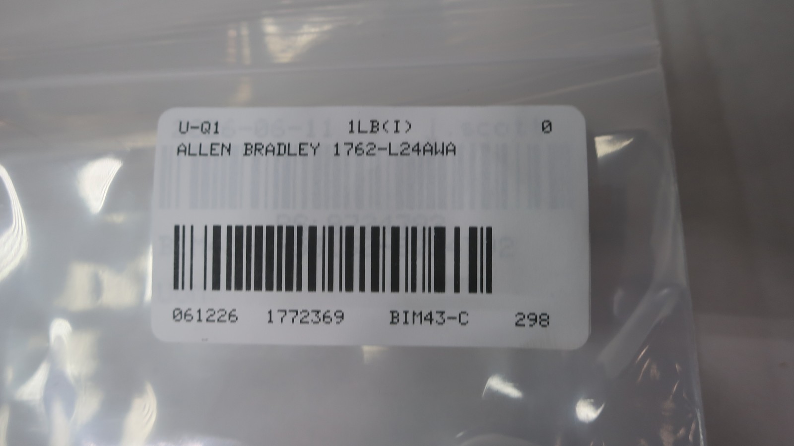 Allen Bradley 1762-L24AWA Micrologix 1200 Controller Module Ser C