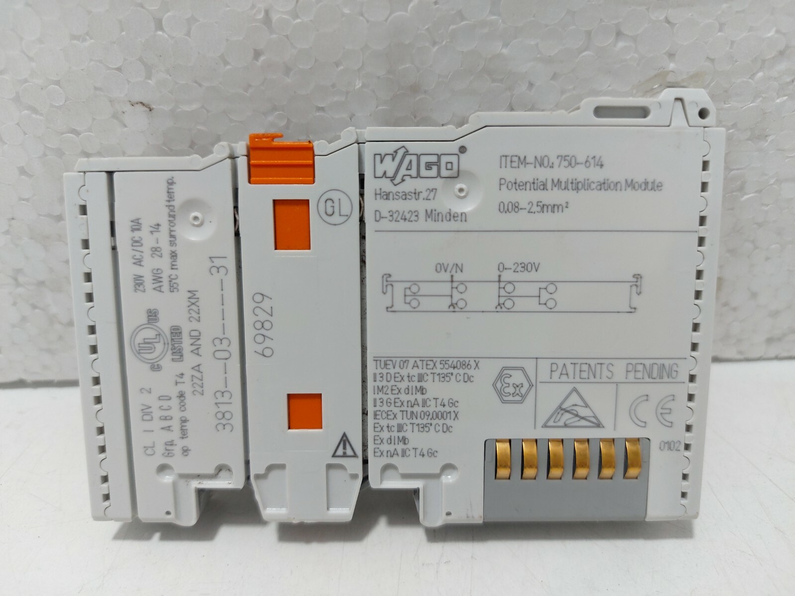 WAGO 750-614 Channel Digital Potential Multiplication Module / WAGO 750614