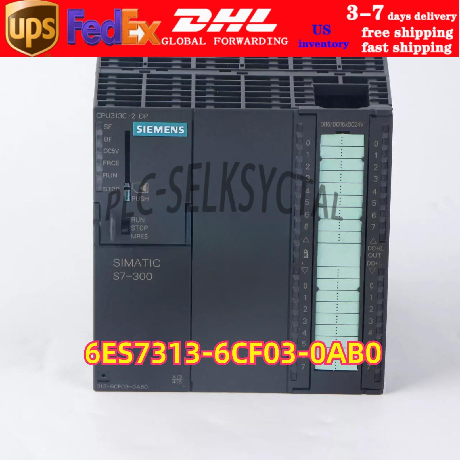 New Siemens 6ES7 313-6CF03-0AB0 6ES7313-6CF03-0AB0 SIMATIC S7-300 CPU 313C-2 DP