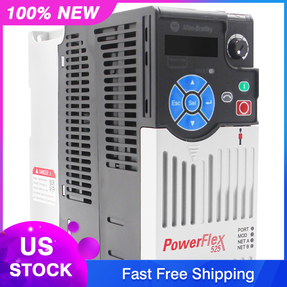 New Allen-Bradley 25B-D2P3N104 PowerFlex 525 0.75kW (1Hp) AC Drive 3 Phase