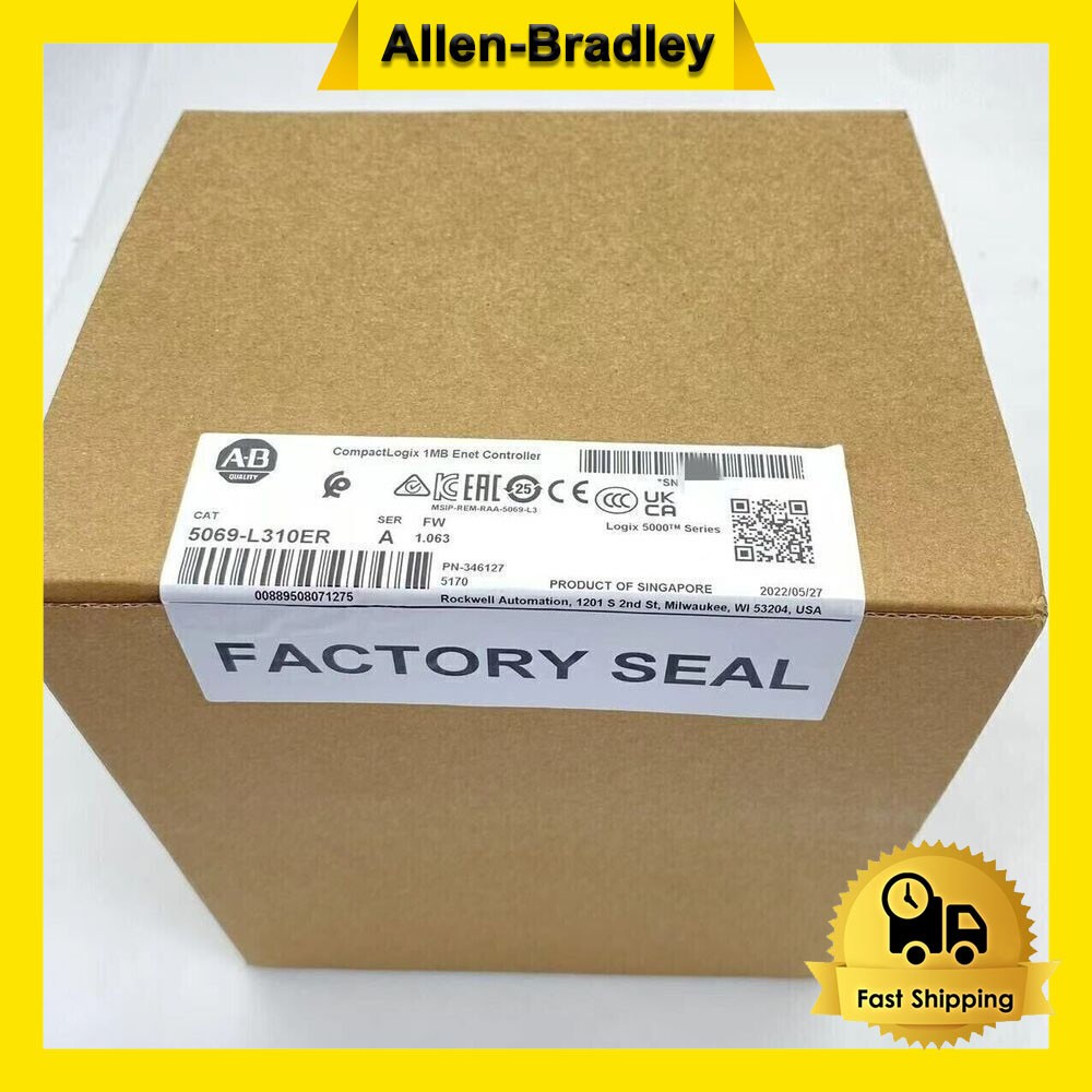 NEW Sealed 5069-L310ER AB SER A CompactLogix 1MB Controller FREE SHIP