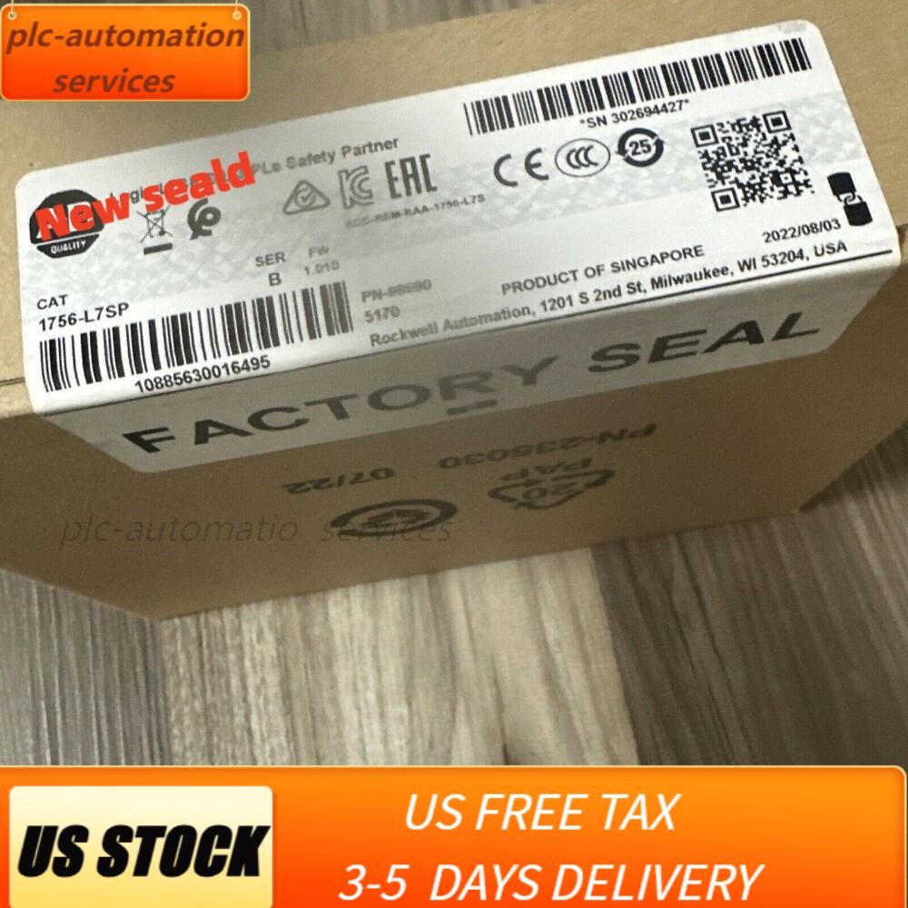 1756-L7SP /B GuardLogix GuardLogix Safety Partner Controller US Free Tax