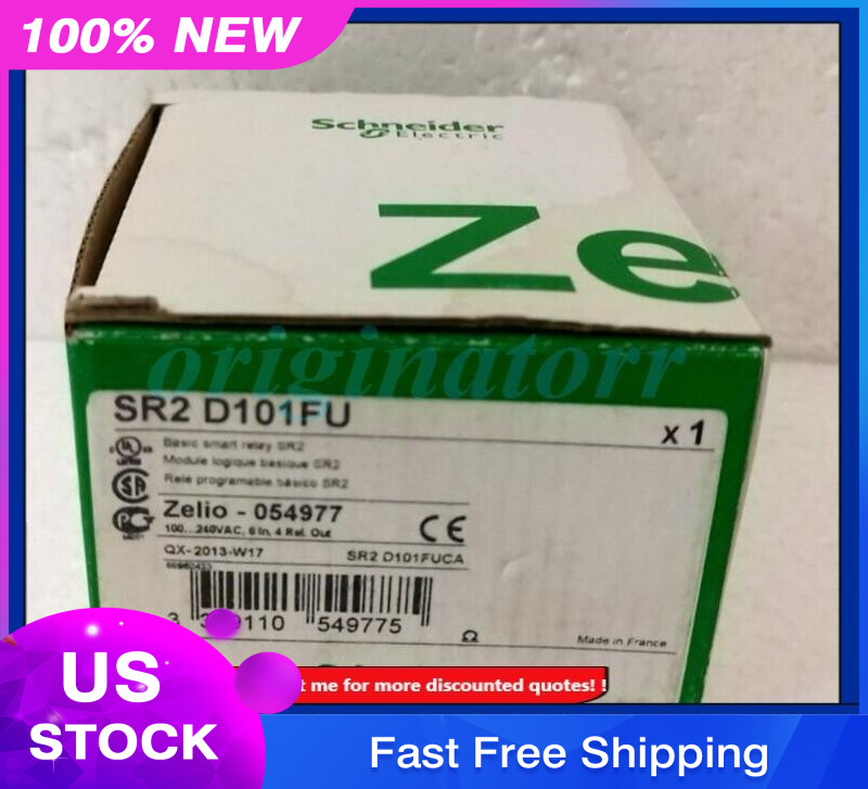 SR2D101FU Compact Smart Relay, Zelio Logic, 10 I/O, 100…240 V AC US Free TAX