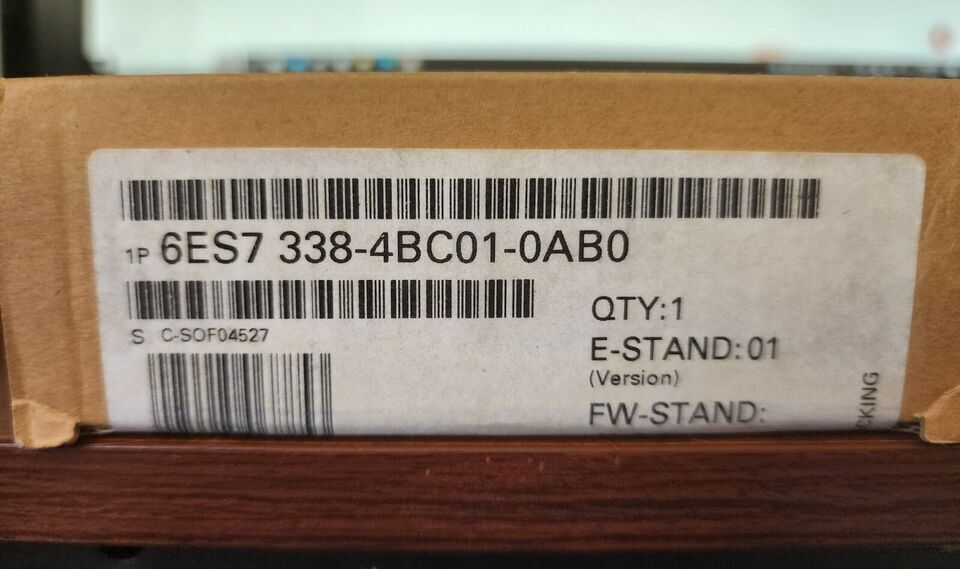 6ES7338-4BC01-0AB0 1PCS NEW SIEMENS POSITION INPUT MODULE 6ES7338-4BC01-0AB0