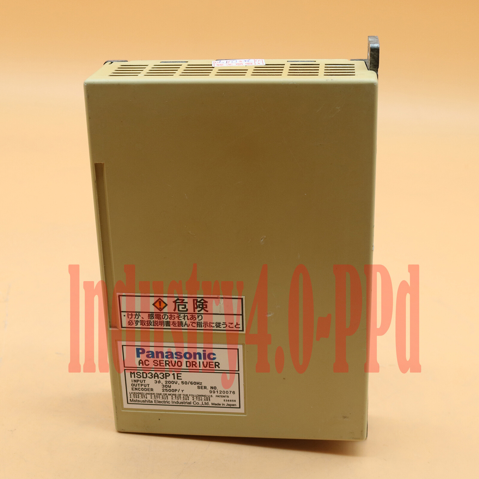 Used AC servo driver For Panasonic MSD3A3P1E Fully Tested
