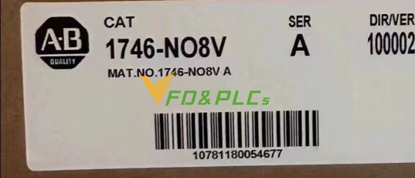 New Factory Sealed Allen Bradley 1746-NO8V SER A SLC 500 Analog Output Module