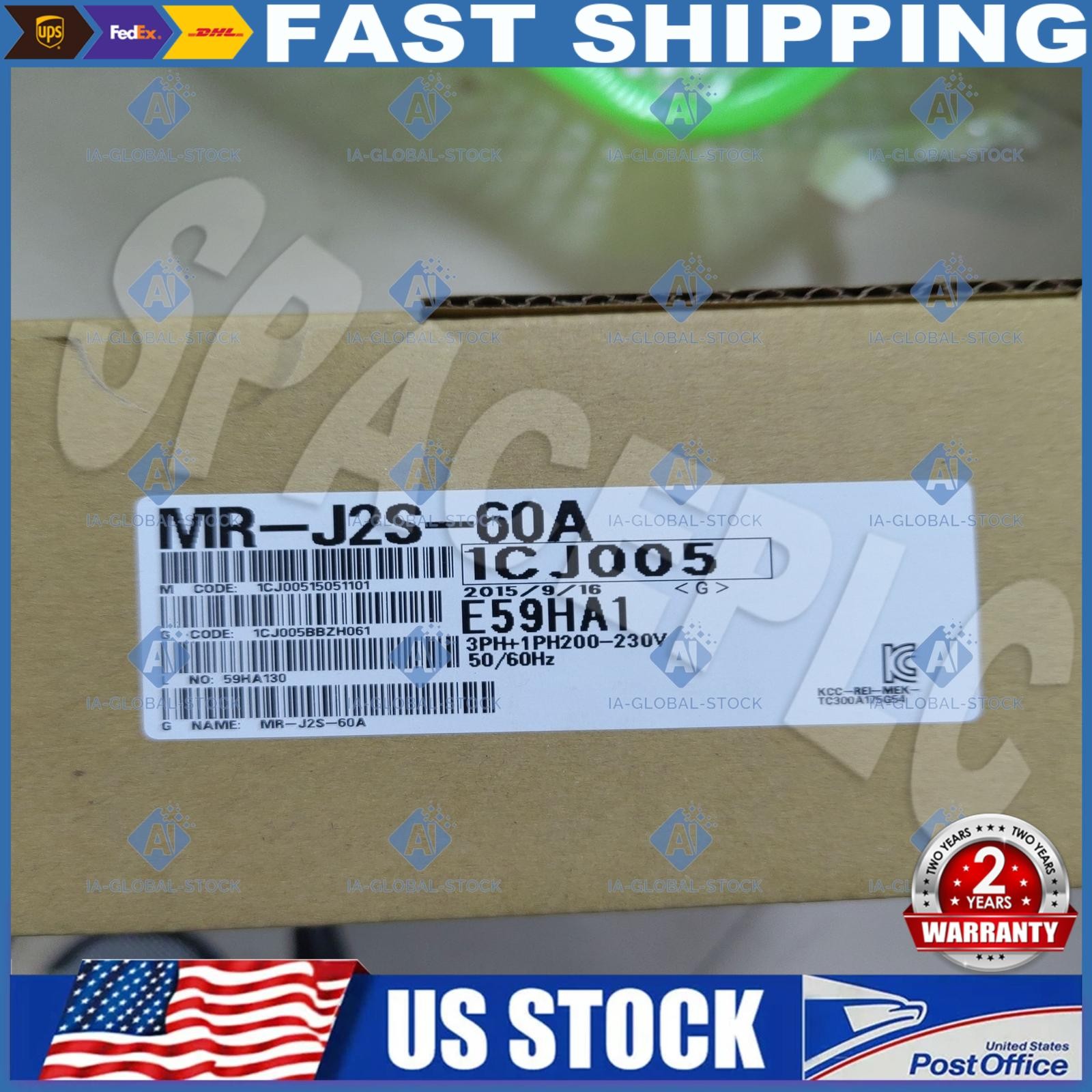 New Mitsubishi MR-J2S-60A AC Servo Amplifier Drive MRJ2S60A