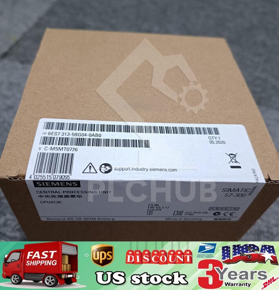 6ES7313-5BG04-0AB0 New original Siemens 6ES7 313-5BG04-0AB0 1PCS Fast delivery