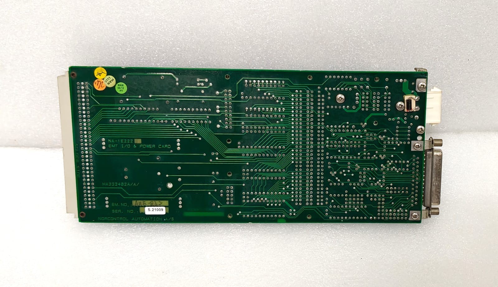 NORCONTROL NA-1E222 EMT I/O & POWER CARD KONGSBERG 6200095 FREE SHIP