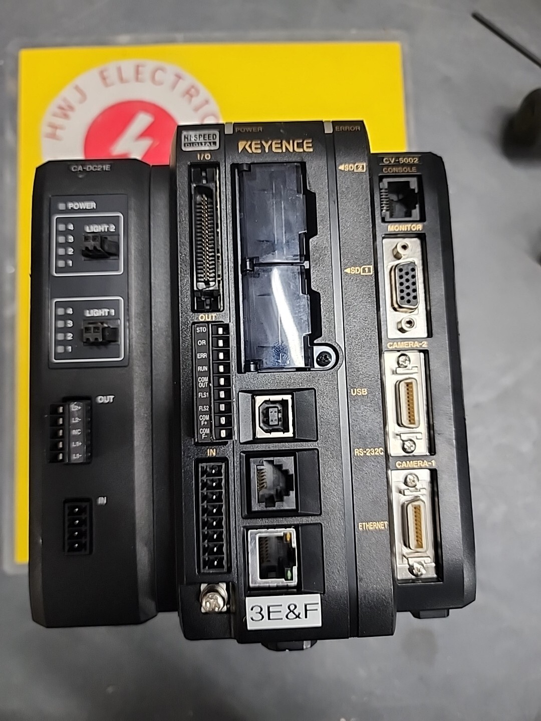 KEYENCE CORP CV-5002 & CA-DC21E (USED TESTED CLEANED)