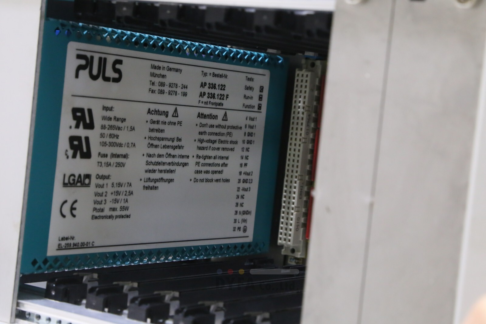 SIEMENS Chassis used 6AR1305-0AB07-0AA0 LB-100098155 PLC-I-3235=9T44