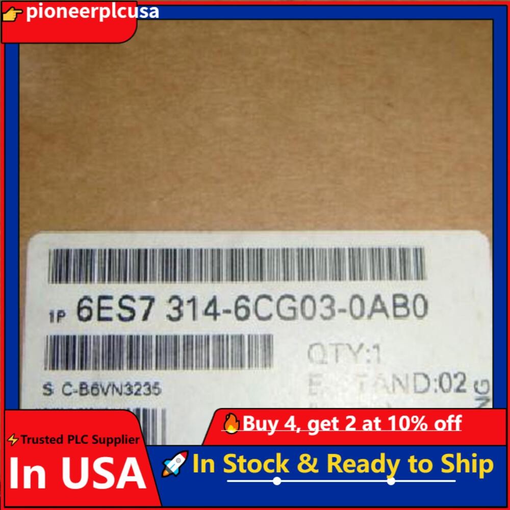 NewSiemens 6ES7314-6CG03-0AB0 6ES73146CG030AB0 SIMATIC S7-300 CPU 314C-2 DP