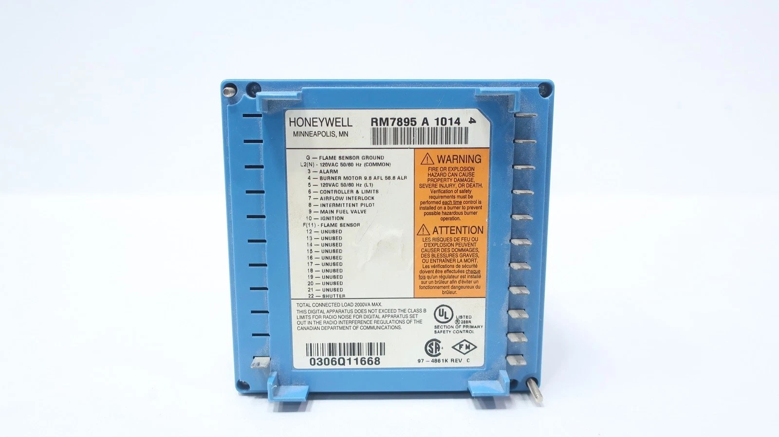 1PC Brand New Honeywell RM7895A1014 Burner Control RM7895A 1014 Fast Shipping