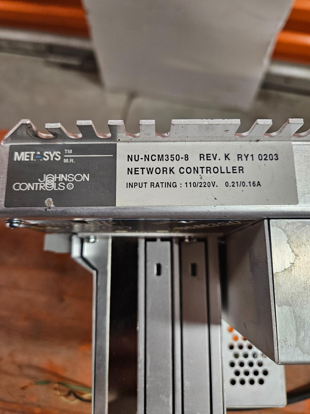 Johnson Controls – NU-NCM350-8 Rev K – Metasys Network Controller