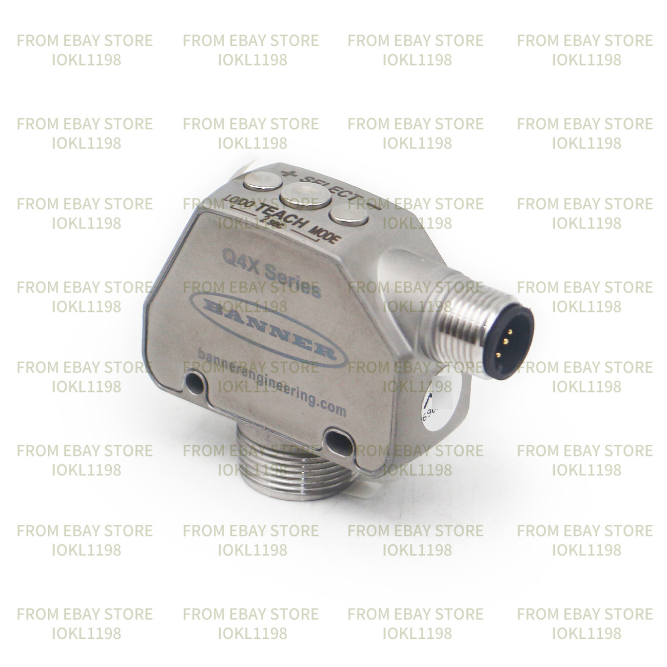 NEW BANNER Q4XTBLAF500-Q8 Laser Adjustable Field Range: 500 mm Input: 10-30 V dc