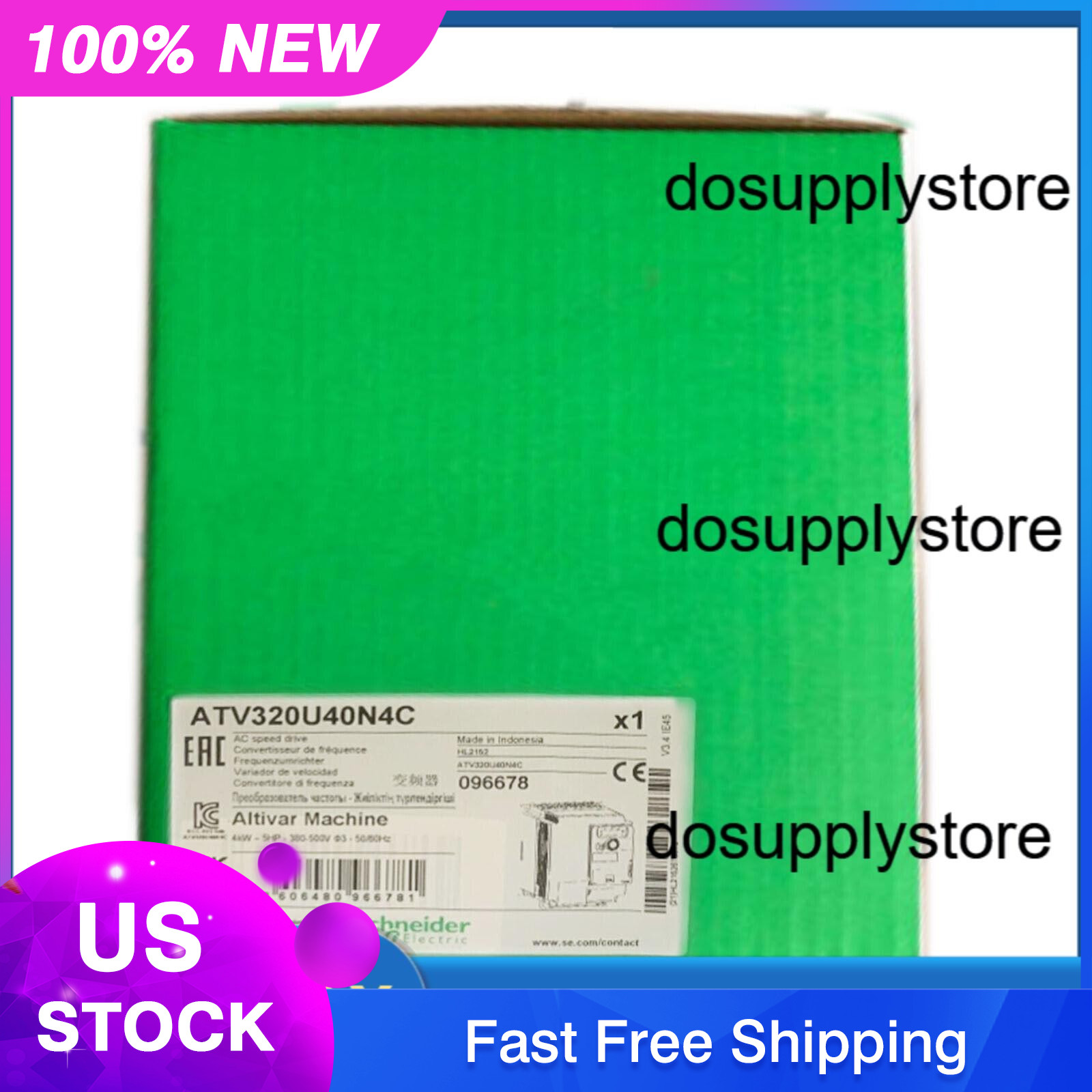 1pcs New In Box Schneider ATV320U40N4C Inverter Module