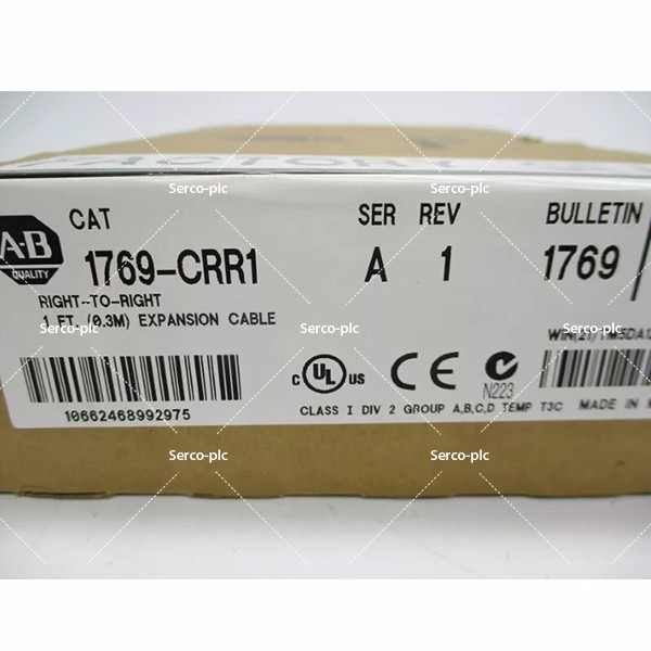 Allen Bradley 1769-CRR1 CompactLogix Right-To-Right Cable AB1769CRR1