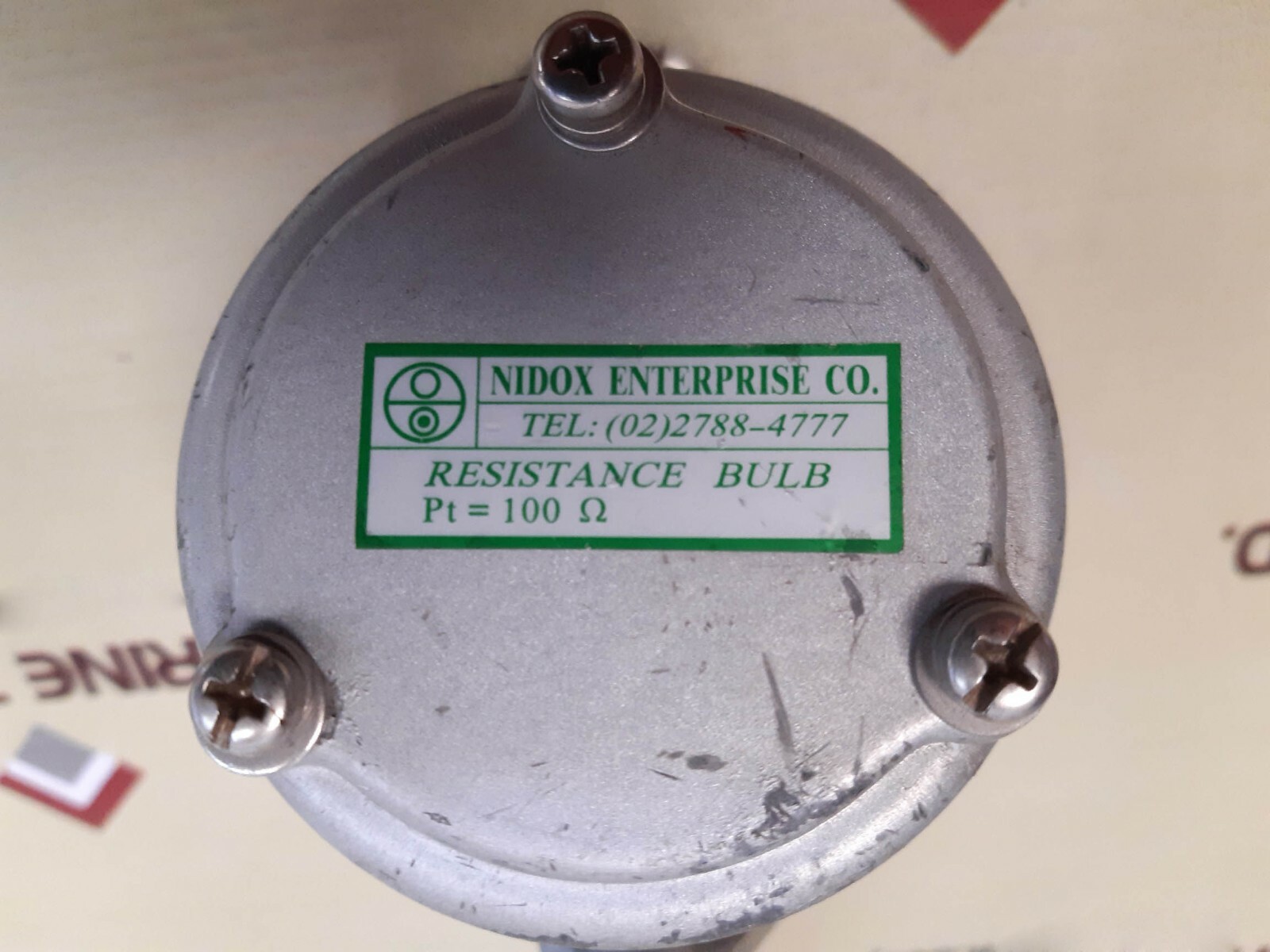 Nidox Pt= 100 Resistance Bulb