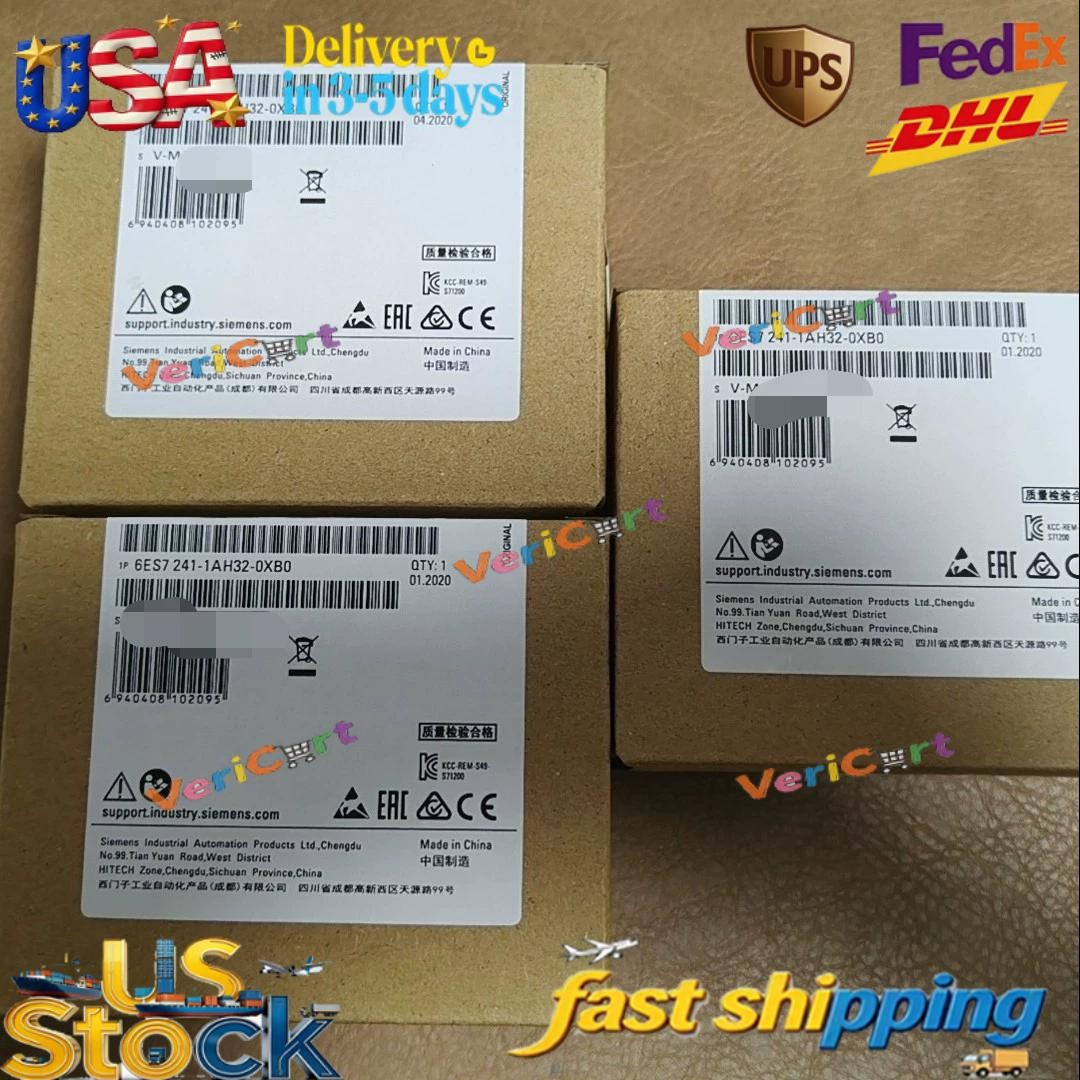 New 1PC Siemens 6ES7241-1AH32-0XB0 6ES7 241-1AH32-0XB0 SIMATIC S7-1200 CM 1241