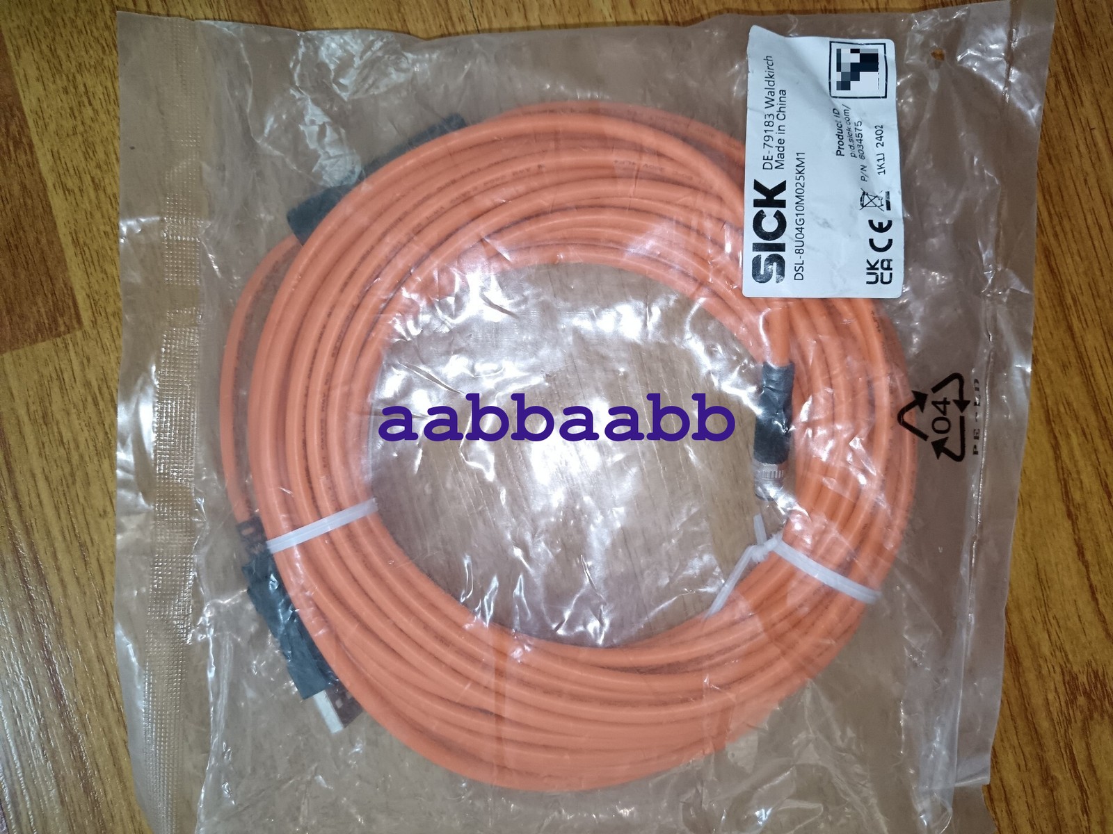 1PCS NEW SICK DSL-8U04G10M025KM1 6034575 USB to RS232 4pin M8 10m Cable #GW