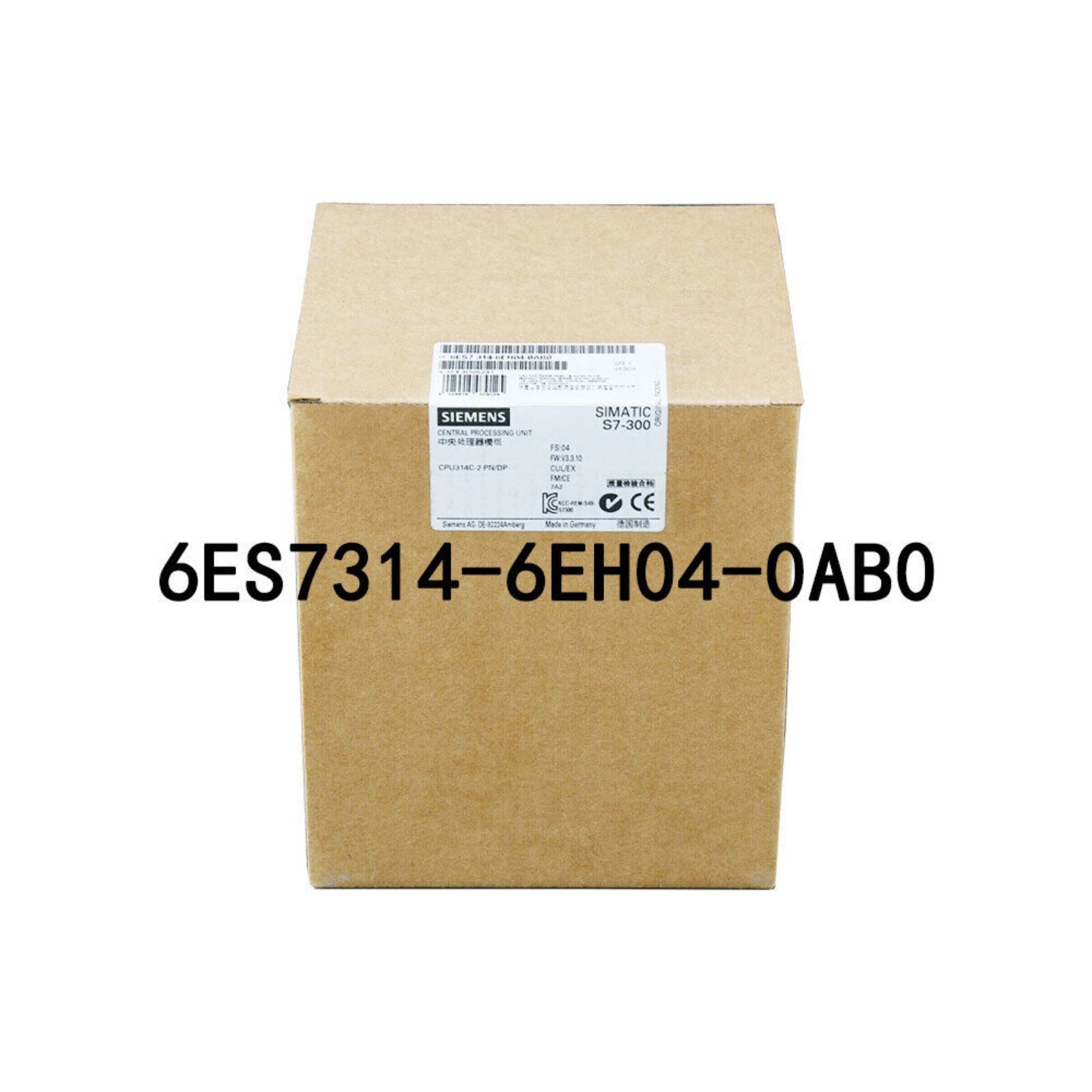 New Siemens 6ES7 314-6EH04-0AB0 6ES7314-6EH04-0AB0 S7-300 CPU 314C-2PN/DP