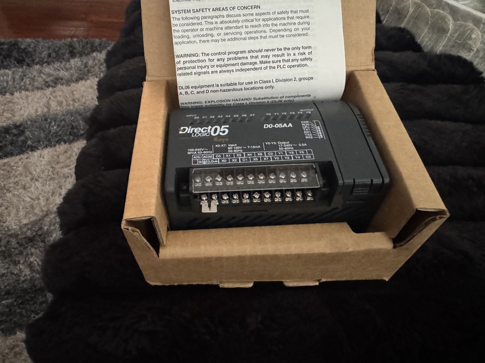 Automation Direct D0-05AA PLC Processor 120-240 VAC